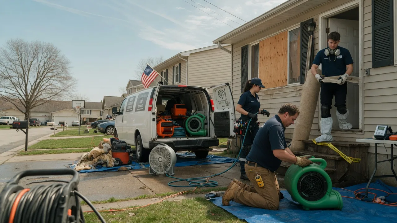Water Damage Restoration in Trufant, MI near me
